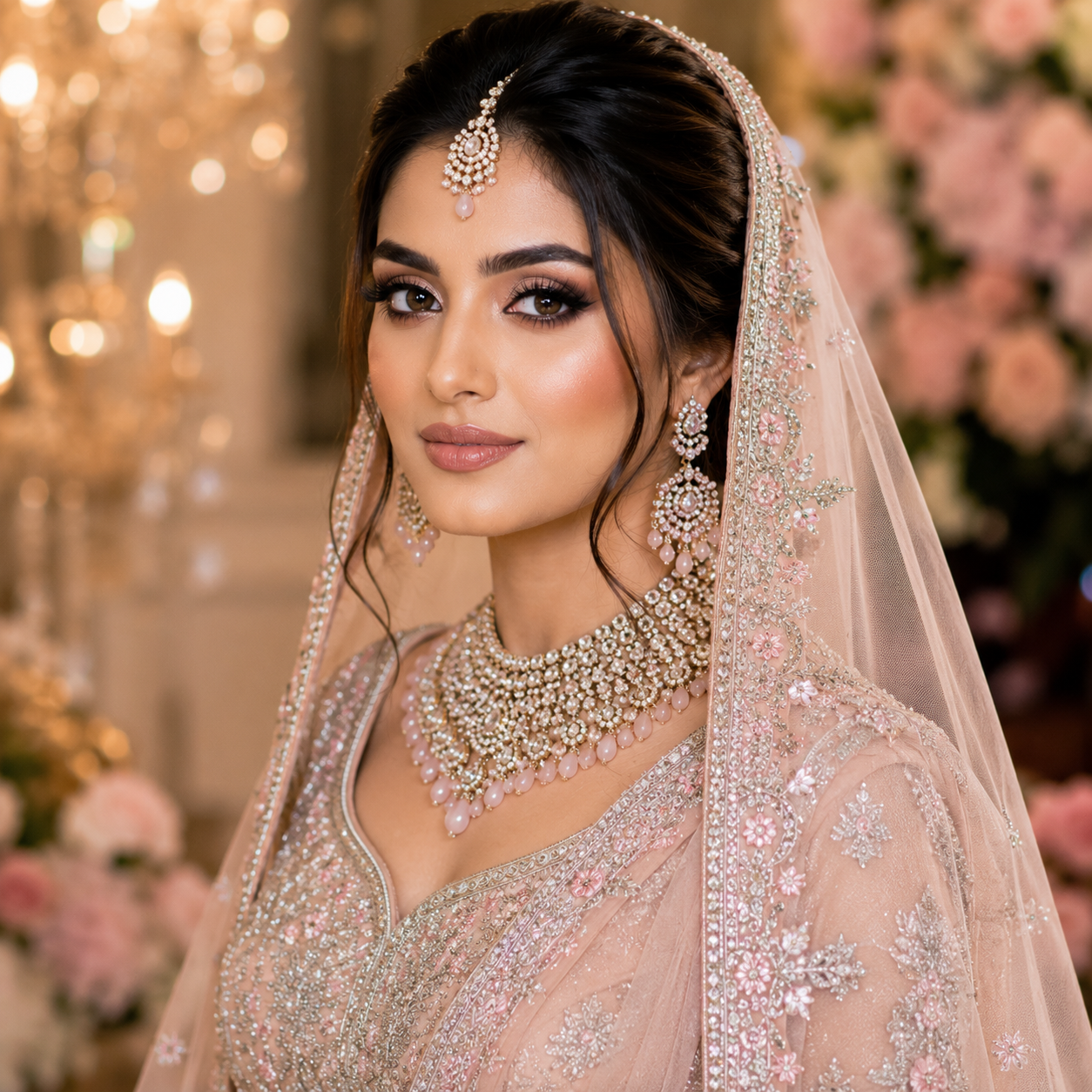 Home signature bridal look